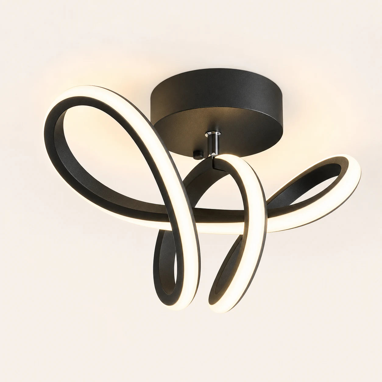 VERTEX Pulse LED Chandelier, 13W, Wavy, Cool/Warm/Neutral Light, Black - 10_LL562BK.png
