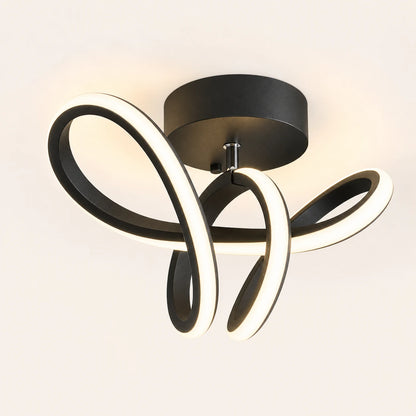 VERTEX Pulse LED Chandelier, 13W, Wavy, Cool/Warm/Neutral Light, Black - 10_LL562BK.png