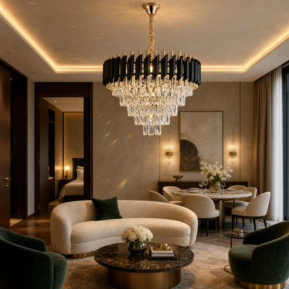 Crystal Chandelier VERSAILLES Elegance 8x E14, Diameter 50cm, Gold, Adjustable Height - 11_CC900-500GD.png