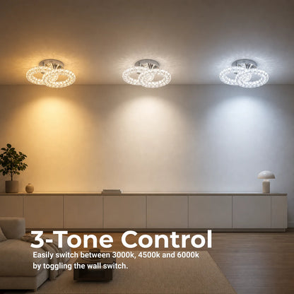 LED and crystal chandelier ZABINA 25W, 2 Circles, Cold/Warm/Neutral light, Shiny Chrome - 11_LT062CR.png
