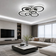 LED chandelier with remote control and crystal NOVA ROTONDA RGB 145W, 6 Circles, Cold/Warm/Neutral light, Dimmable, Black - 11_LT073-6BK.png