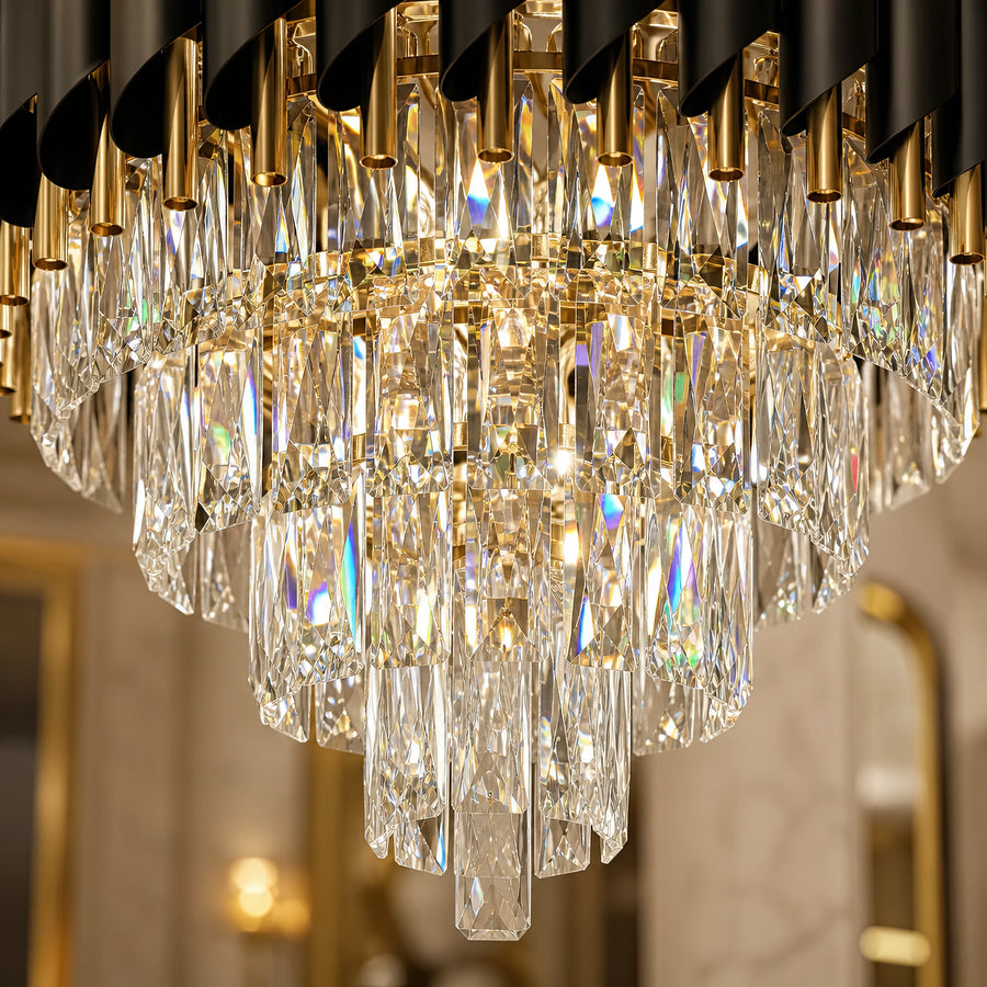 Crystal Chandelier VERSAILLES Eleganza 8x E14, Diameter 50cm, Gold, Adjustable Height - 13_CC900-500GD.png