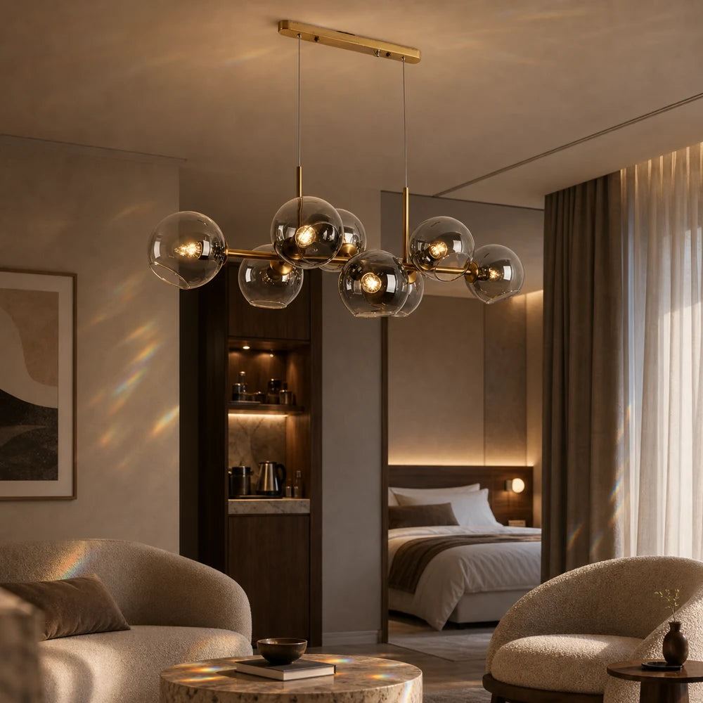 Globe Chandelier, MODEST Grand, 8xE27, Gold, Metal - 15_LC809-8.png