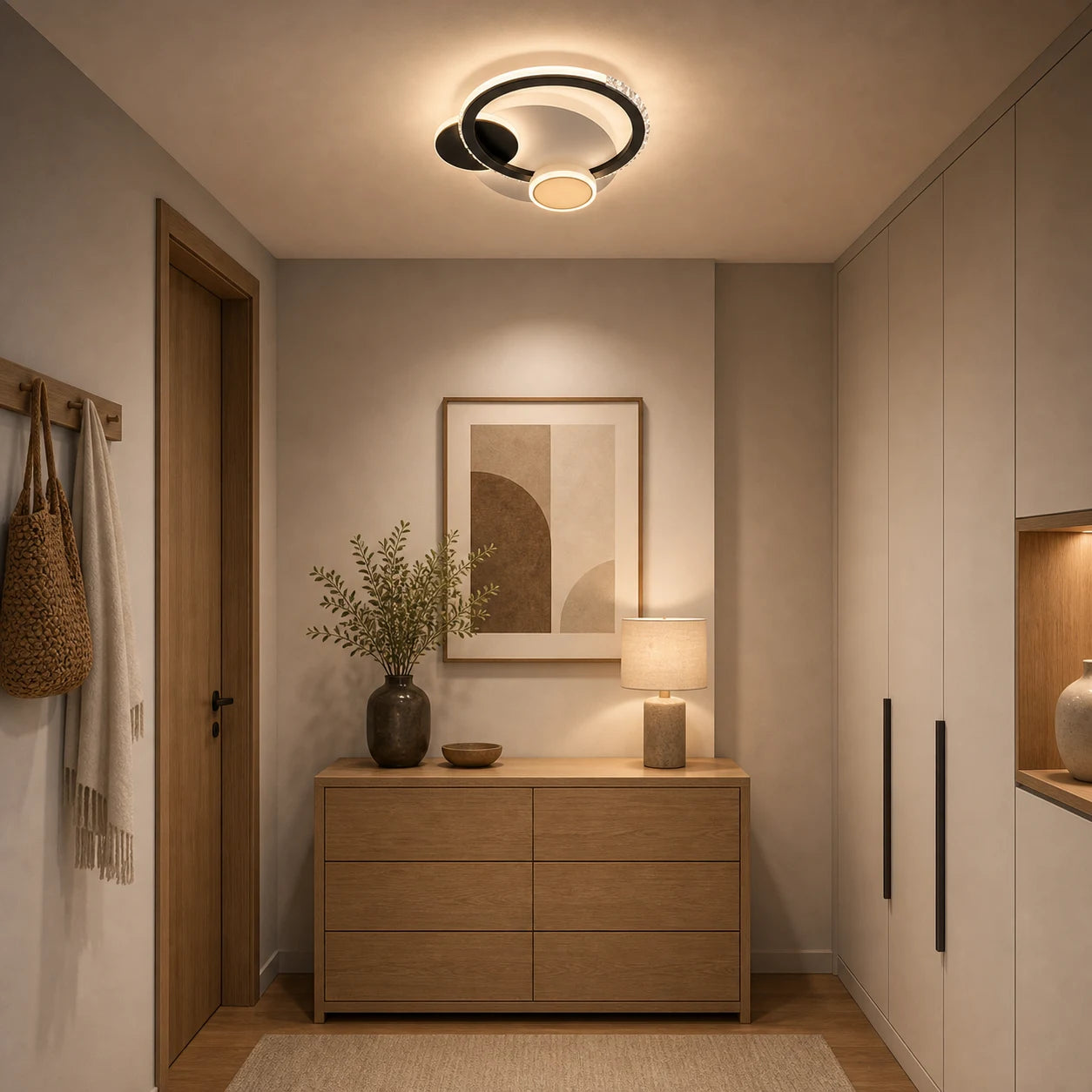 Crystal LED chandelier PRISMIQ 45W, 3 Circles, Cold/Warm/Neutral light, Black - 08_LL654-300BK.png