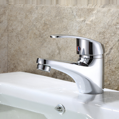 Basin faucet, Alloy, Chrome, LV001