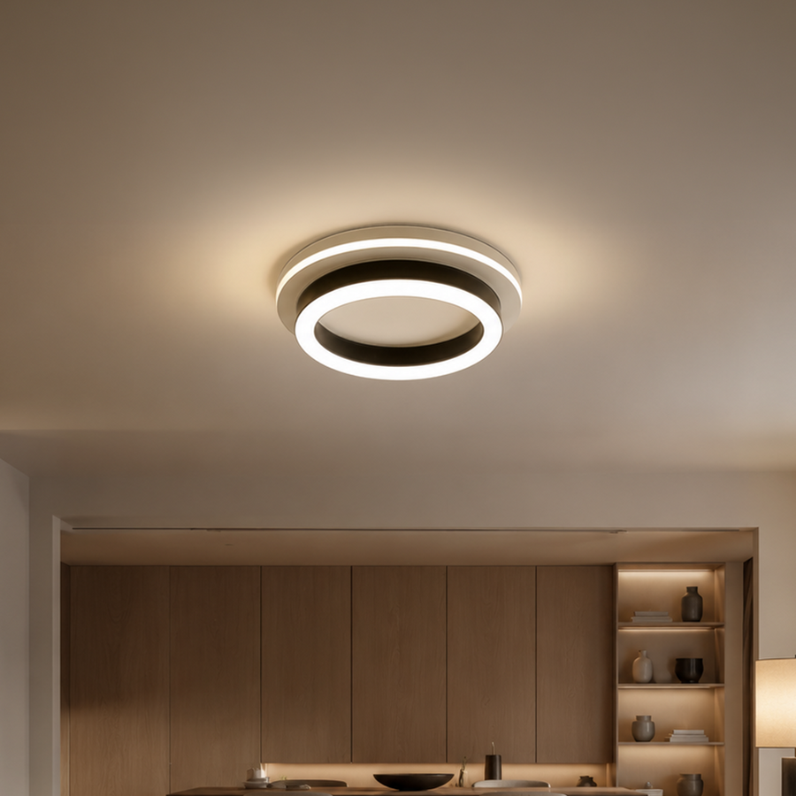 MODERN LED Chandelier 25W, Diameter 20cm, Round, Cold/Warm/Neutral light, Black LED Chandeliers Default Title Alessandro Design