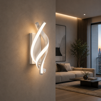 Reid LED wall light 13W, Cold/Warm/Neutral light, White Indoor wall lights Default Title Alessandro Design