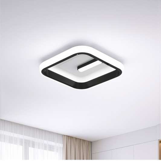 LED Chandelier VICTORIA 19W, Square, Cold/Warm/Neutral light, Black, White LED Chandelier Default Title Alessandro Design