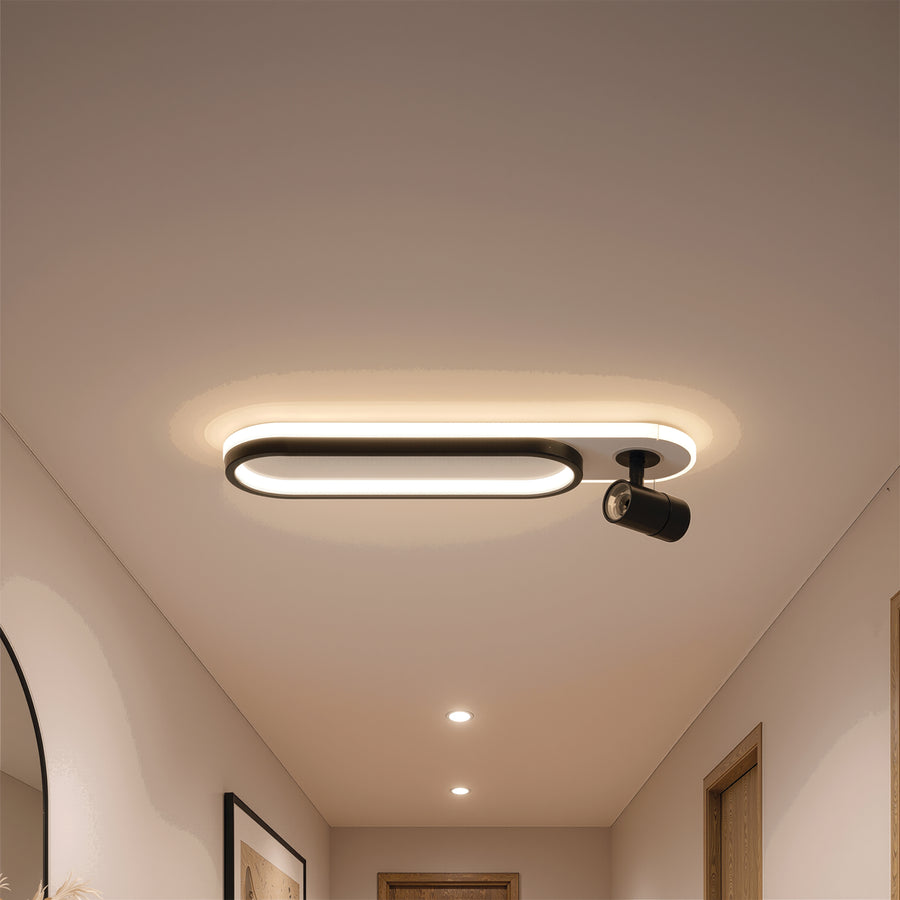 LED Chandelier with Adjustable Projector FISSO Camilla 49W, light 3000/4000/6000k, Black LED Chandeliers Default Title Alessandro Design