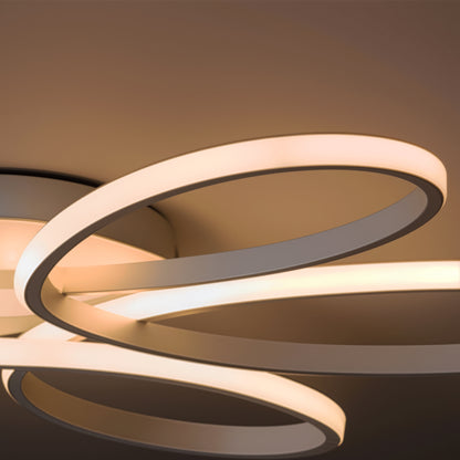 Lustra LED cu telecomanda ELIZA, 63W, lumina Rece/Calda/Neutra, Dimabila, Alb Lustre LED cu Telecomanda Default Title Alessandro Design