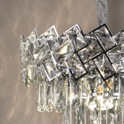Crystal Chandelier WINDSOR Nobile 5xE14, Diameter 39cm, Shiny Chrome, Adjustable Height Crystal Chandeliers Default Title Alessandro Design
