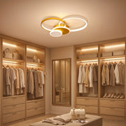 LED Chandelier with Remote Control KILLIAN 80W, 4 Circles, Cold/Warm/Neutral Light, Dimmable, Gold LED Chandeliers with Remote Control Default Title Alessandro Design