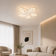 LED chandelier with remote control LILY 86W, 5 Elements, Cold/Warm/Neutral light, Dimmable, White LED chandelier with remote control Default Title Alessandro Design