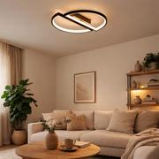 LED chandelier with remote control VECTOR ARCUS 52W, 2 Elements, Cold/Warm/Neutral light, Dimmable, Black LED chandeliers with remote control Default Title Alessandro Design