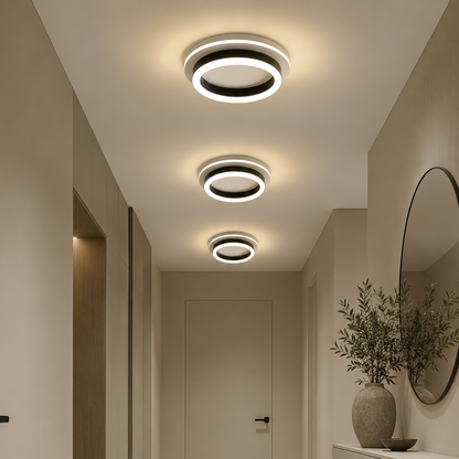 MODERN LED Chandelier 25W, Diameter 20cm, Round, Cold/Warm/Neutral light, Black LED Chandeliers Default Title Alessandro Design