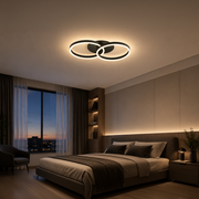 LED Chandelier with remote control RIGA LILITH 34W, 2 Circles, Cold/Warm/Neutral light, Dimmable, Black LED Chandeliers with Remote Control Default Title Alessandro Design