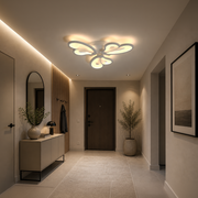 LED chandelier with remote control BLOSSOM 40W, 3 Petals, Cold/Warm/Neutral light, Dimmable, White LED chandelier with remote control Default Title Alessandro Design