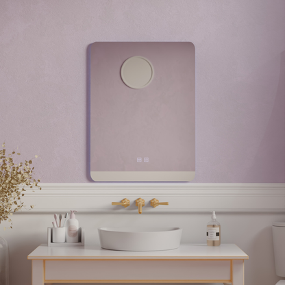 Touch Alexandra LED Mirror, Demister System 45X60cm Korman Mirrors E Default Title Alessandro Design