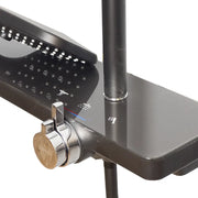 Black Stainless Steel Shower Column 11210H Default Title Alessandro Design