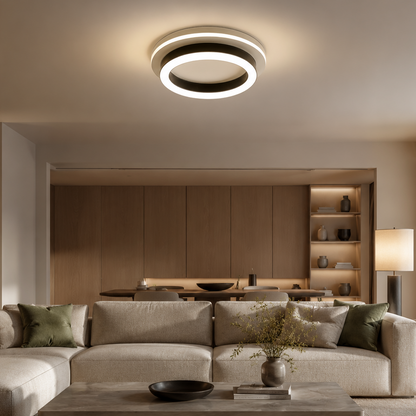 MODERN LED Chandelier 25W, Diameter 20cm, Round, Cold/Warm/Neutral light, Black LED Chandeliers Default Title Alessandro Design