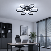 LED chandelier with remote control HELIX 63W, Cold/Warm/Neutral light, Dimmable, Black LED chandeliers with remote control Default Title Alessandro Design