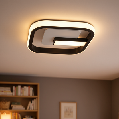 LED Chandelier VICTORIA 19W, Square, Cold/Warm/Neutral light, Black, White LED Chandelier Default Title Alessandro Design