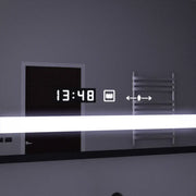 Rectangular LED Mirror, 120x80cm, Marcello MotionGlow Sensor, De-fogging System, Clock & Thermometer, Cosmetic Magnifier, Dimmable Marcello Mirrors Default Title Alessandro Design