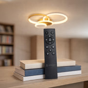 LED Chandelier with Remote Control KILLIAN 80W, 4 Circles, Cold/Warm/Neutral Light, Dimmable, Gold LED Chandeliers with Remote Control Default Title Alessandro Design