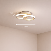 LED Chandelier VERTEX CIRCULA 21W, 2 Circles, Metal Frames, Cold/Warm/Neutral light, White LED Chandeliers Default Title Alessandro Design