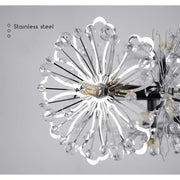 Crystal Chandelier PETERHOF Petito, 13xG4, Diameter 52 cm, Black Modern Chandeliers Default Title Alessandro Design