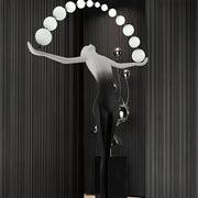 Amato LED Floor Lamp 24W 4000K Black Metal Veioze & Floor Lamp Default Title Alessandro Design