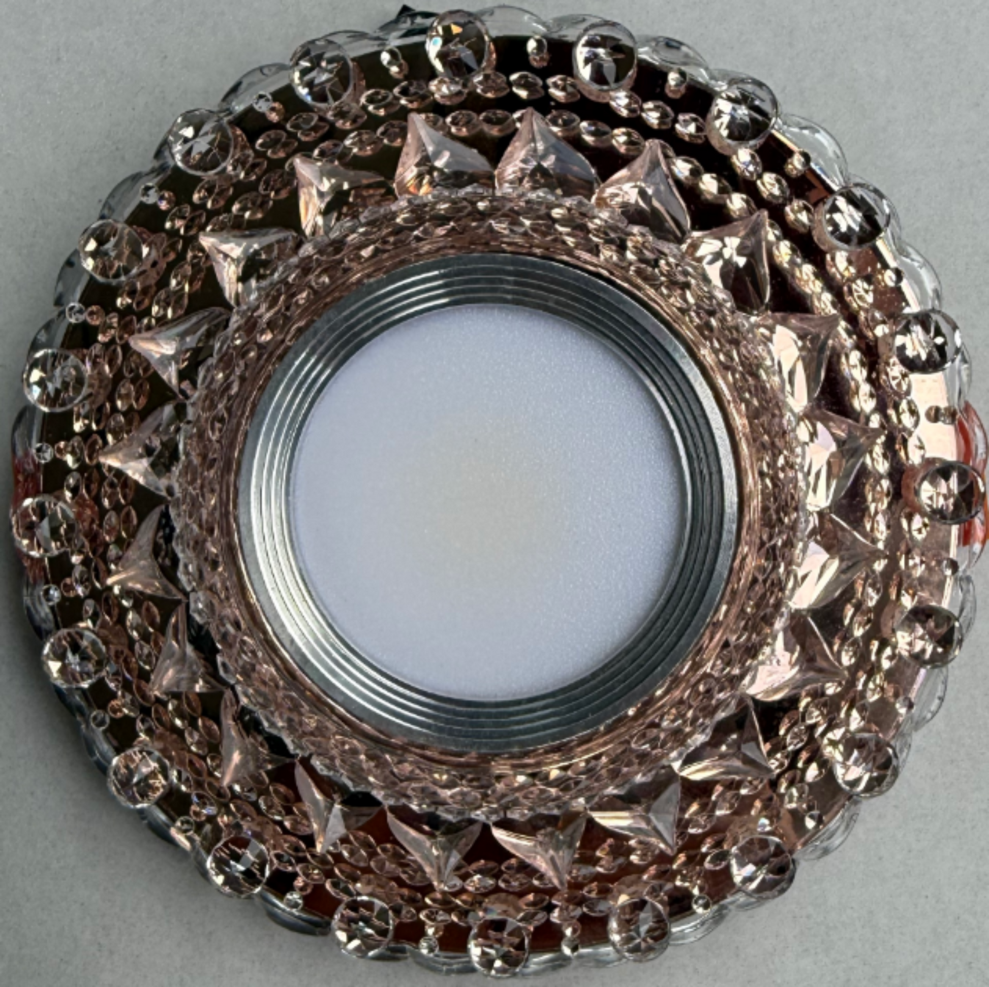 Spot LED ORBITA, 5W, Rotund, Lumina Rece / Calda, Bronz Antichizat, Rasina si Sticla Spot LED Default Title Alessandro Design