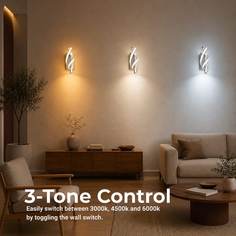 Reid LED wall light 13W, Cold/Warm/Neutral light, White Indoor wall lights Default Title Alessandro Design