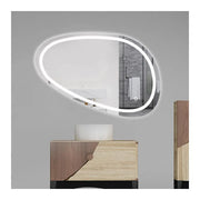 LED mirror, 80x45cm, Disegno Touch Marcello, Demister System, Dimabila Mirrors Korman E Default Title Alessandro Design