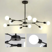 Lustra Architek Nona, 9x E27, Black, Metal Luster Industrial Default Title Alessandro Design