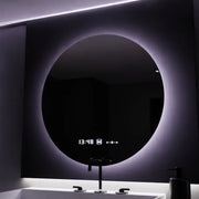 LED Round Mirror, 80cm, Serenite MotionGlow Marcello, De-fogging System, Clock & Thermometer, Dimable Mirrors Marcello Default Title Alessandro Design