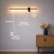 Angelique LED wall light 24W Black White Indoor wall lights Default Title Alessandro Design