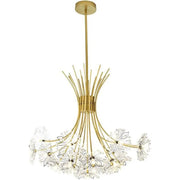 Petito Crystal Candelabra, 12XG4, Gold, Diameter 52cm Crystal Candelabra Default Title Alessandro Design