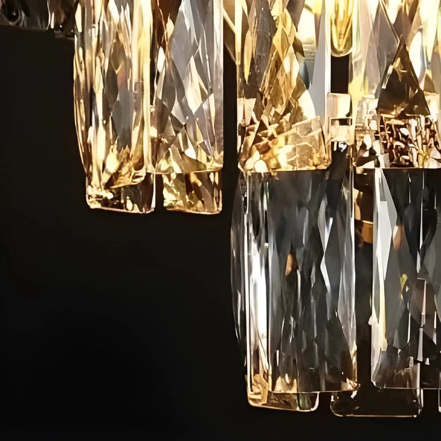 Crystal Chandelier WINDSOR Altiora, Diameter 60cm, Height 180cm, 26xE14, Shiny Gold, Adjustable Height, Elegant Design Crystal Chandeliers Default Title Alessandro Design