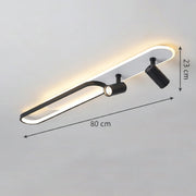 LED Chandelier with Adjustable Projector FISSO Camilla 70W, Cold/Warm/Neutral light, Black LED Chandeliers Default Title Alessandro Design