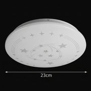 Plafonieră LED Stele 23 cm, 22W, 3000K / 4000K / 6000K, Alb, Metal si Acril Plafoniere LED Default Title Alessandro Design