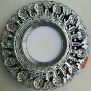 Spot LED ORBITA, 5W, Rotund, Lumina Rece + RGB, Alb, Rasina si Sticla Spot LED Default Title Alessandro Design