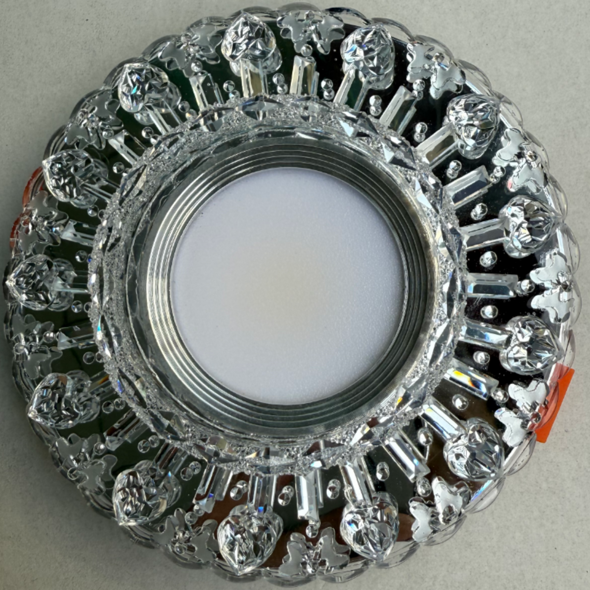 Spot LED ORBITA, 5W, Rotund, Lumina Rece + RGB, Alb, Rasina si Sticla Spot LED Default Title Alessandro Design