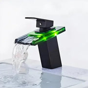 Basin Faucet, Alloy and Glass, Black, OD3007 Bathroom Faucets Default Title Alessandro Design