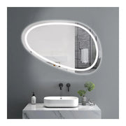 LED mirror, 80x45cm, Disegno Touch Marcello, Demister System, Dimabila Mirrors Korman E Default Title Alessandro Design