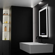 Rectangular LED Mirror, 60x80cm, Venezia Marcello MotionGlow Sensor, Defog System, Clock & Thermometer, Dimmable, Warm Neutral Cold Light 3000K/4000K/6000K Marcello Mirrors Default Title Alessandro Design