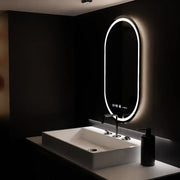 Oval LED Mirror, 60x80cm, Eminence MotionGlow Marcello, De-fogging System, Clock & Thermometer, Dimable Mirrors Marcello Default Title Alessandro Design