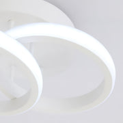 LED Chandelier VERTEX CIRCULA 21W, 2 Circles, Metal Frames, Cold/Warm/Neutral light, White LED Chandeliers Default Title Alessandro Design