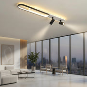 LED Chandelier with Adjustable Projector FISSO Camilla 70W, Cold/Warm/Neutral light, Black LED Chandeliers Default Title Alessandro Design