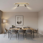 LED Chandelier with Adjustable Projector FISSO Camilla 70W, Cold/Warm/Neutral light, Black LED Chandeliers Default Title Alessandro Design